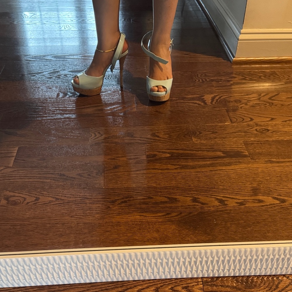 Elegant Blue High Heels